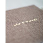 LIVRE VINTAGE LÉA 24X30 MARRON