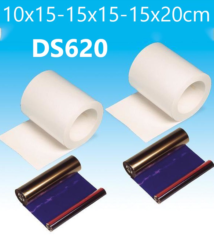 Kit imprimante thermique DNP DNP DS620 + 1 carton de consommables pour 400  tirages 15x20cm ou 800 tirages 10x15cm (DSP6201520)